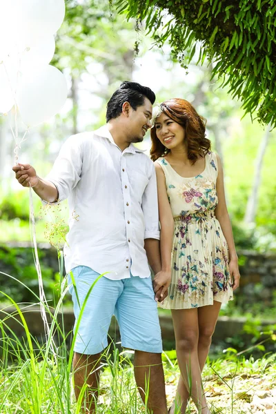 Nahaufnahme Paar Liebe und süß zusammen — Stockfoto