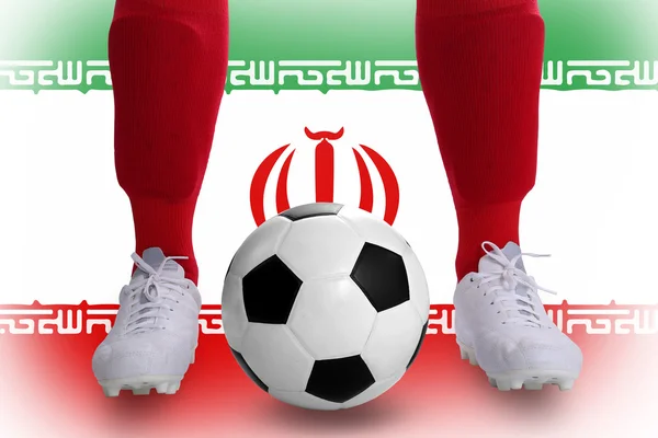 Iran soccer player — Stock Photo, Image