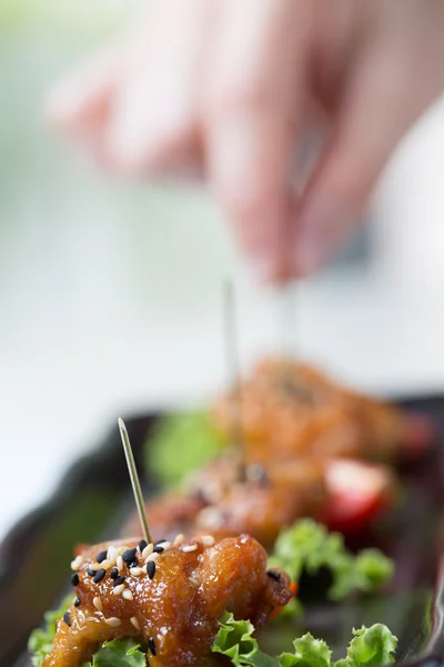 Chicken appetizer — Stock Photo, Image