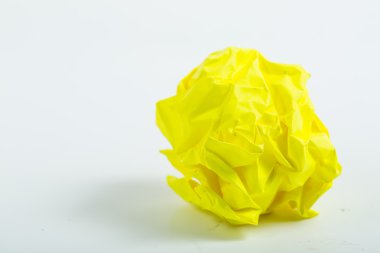 izole buruşuk beyaz a4 kağıt 