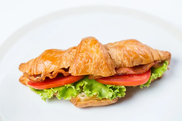 Close up Croissants comida de pequeno-almoço — Fotografia de Stock