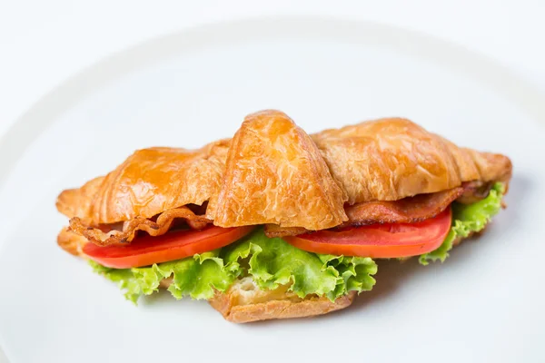 Close up Croissants breakfast food — Stock Photo, Image