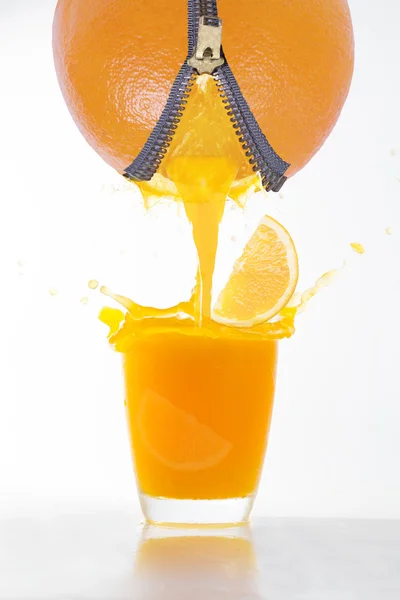 Portakal suyu veda partisi hazırlamak — Stok fotoğraf