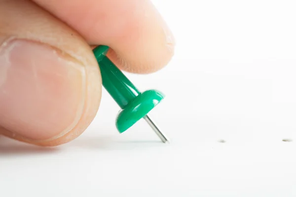 Закрыть Muliple Push pin insert — стоковое фото