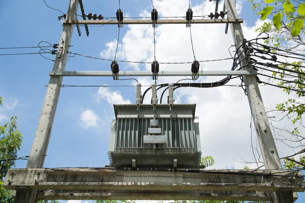 Transformador de energia elétrica — Fotografia de Stock