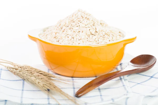 Oat flakes pile — Stock Photo, Image