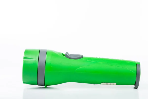 Green flashlight — Stock Photo, Image