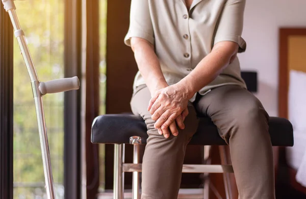 Middle Aged Adult Woman Suffering Arthritis Disease Women Touching Injury —  Fotos de Stock