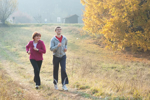 Faire du jogging — Photo