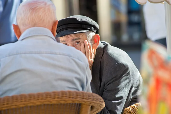 Δύο συνταξιούχοι — Φωτογραφία Αρχείου