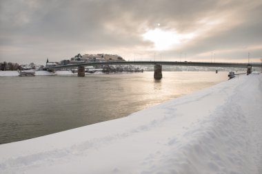 Petrovaradin kale winte