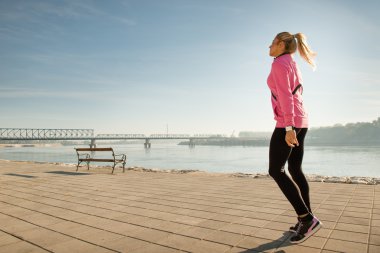 jogging girl