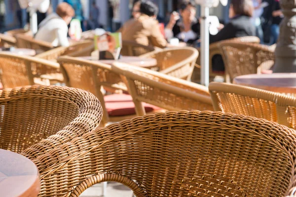 Wicker chairs — Stock Photo, Image