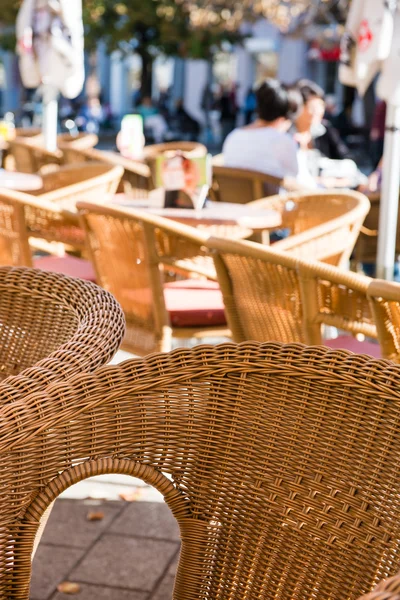 Wicker chairs — Stock Photo, Image