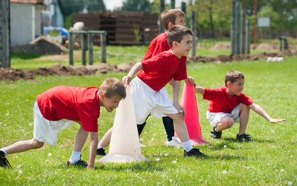 Futbol eğitim — Stok fotoğraf