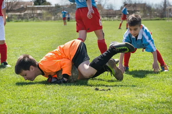 Soccer goalie — Stock Photo, Image