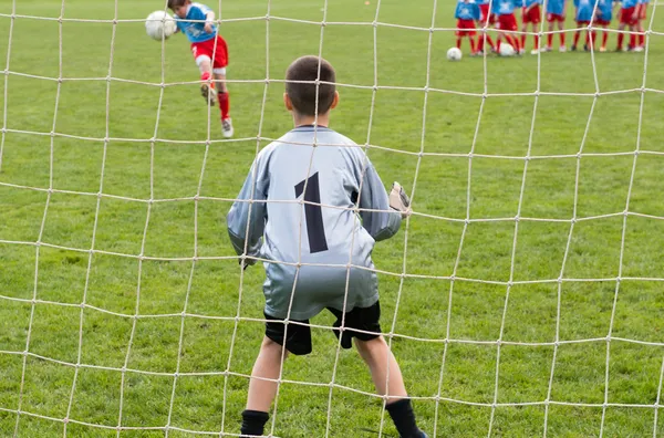 Futbol kaleci — Stok fotoğraf