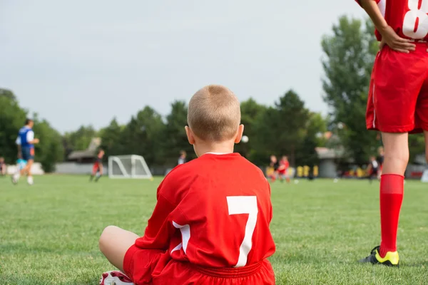 Match de football pour enfants — Photo