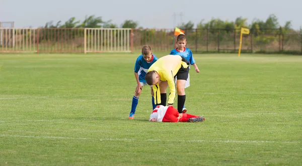 Dětský fotbal — Stock fotografie