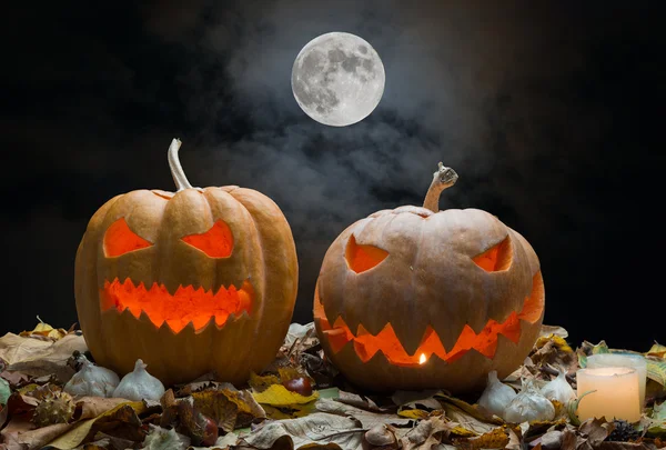 Halloween pompoenen — Stockfoto