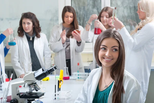 Retrato de estudantes de medicina — Fotografia de Stock