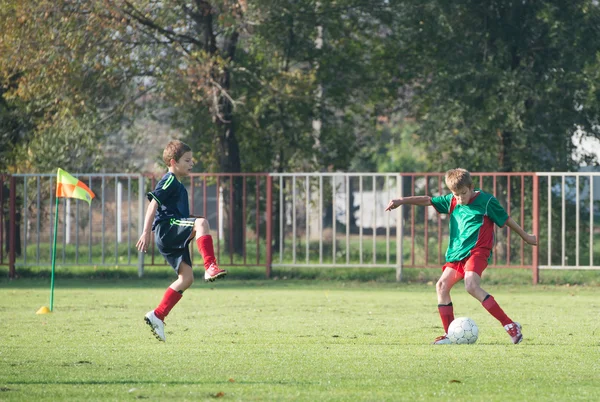 Çocuğun futbol — Stok fotoğraf