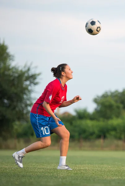 Calcio femminile — Foto Stock