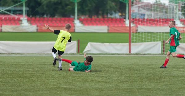 Çocuğun futbol — Stok fotoğraf