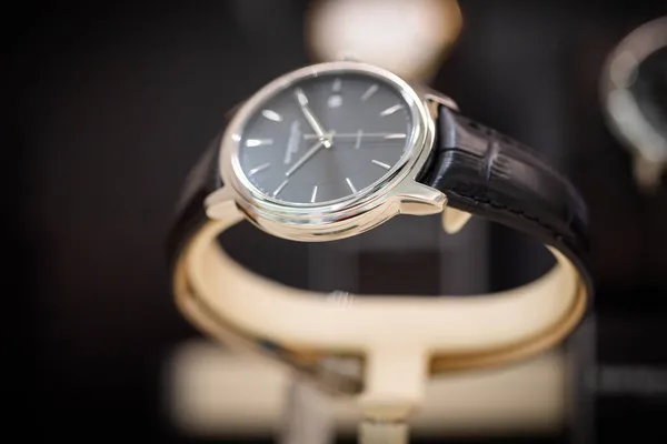 Relógios Caros Uma Loja Luxo — Fotografia de Stock
