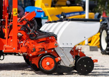 Yeni dikiş makinesi kapatın. Smart teknolojisi Tarım Tohum tahıl