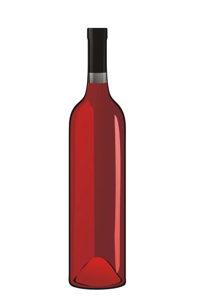 Botella de bebida alcohólica — Vector de stock