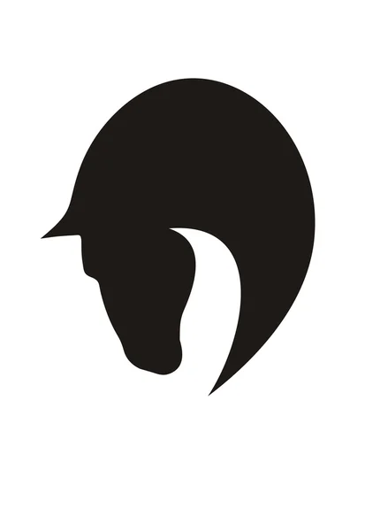 Icono caballo — Vector de stock