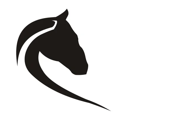 Cabeza de caballo — Vector de stock