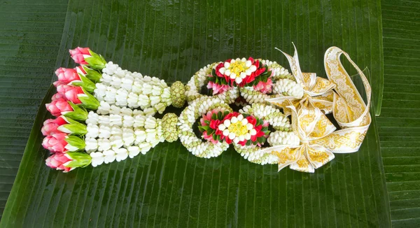 Guirnalda de flores estilo tailandés — Foto de Stock