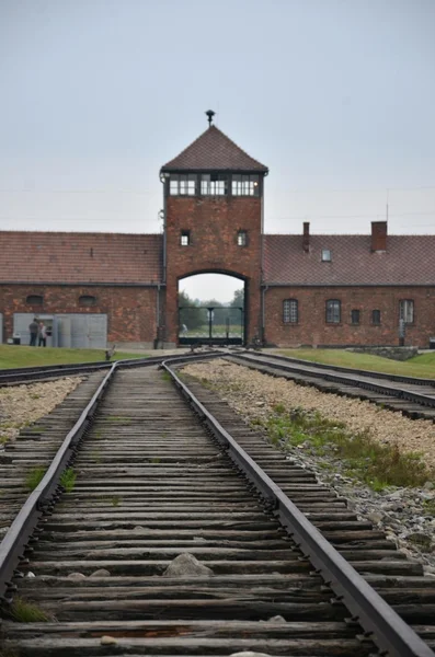 在波兰纳粹集中营中的照片详细信息 — 图库照片