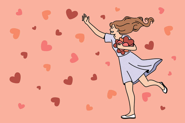 Heart, love and happiness concept. — Stock Illustration Heart, love and happiness concept. — Stock Vector