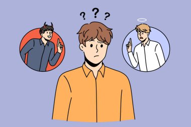 Kötülük ve nezaket arasında seçim yapmak.