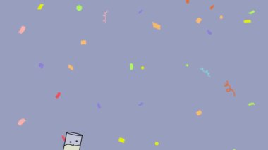 Elleri kadehli ve alkollü bir kutlama partisi. Alkollü içkiler kutlamada eğlenir. Hareket illüstrasyonu. 