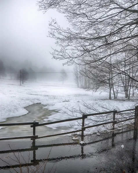 Paesaggio invernale-11 — Foto Stock