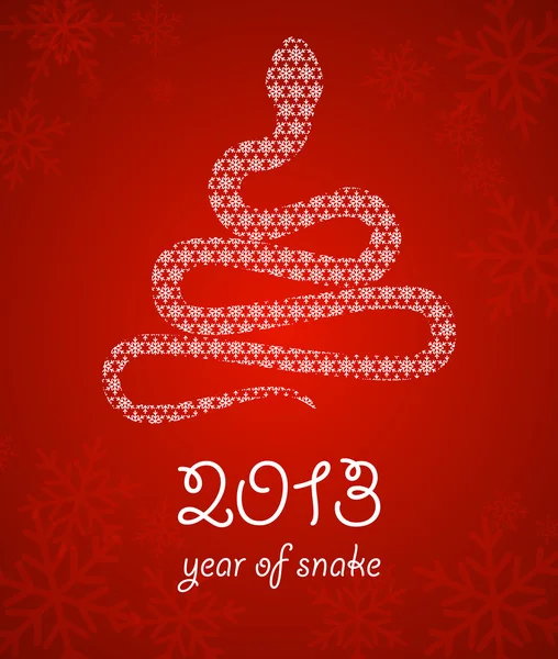 Afiche de año nuevo 2013 — Vector de stock