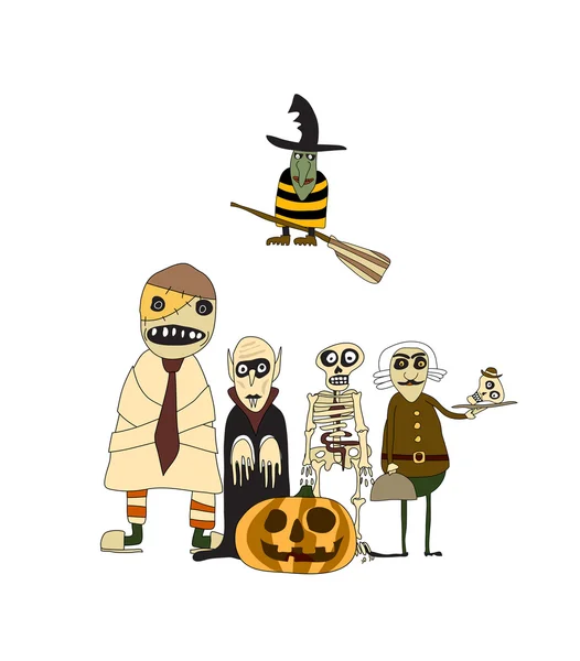 Halloween monsters — Stockvector