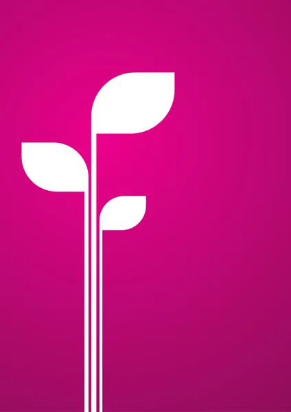 Fialový rostlina — Stockový vektor