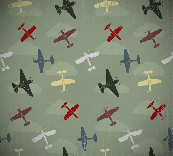 Avions rétro — Image vectorielle