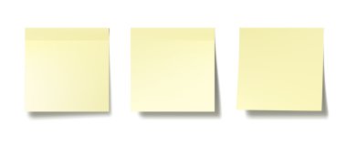 Sticky notes clipart