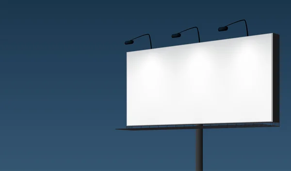 Billboard en blanco — Archivo Imágenes Vectoriales