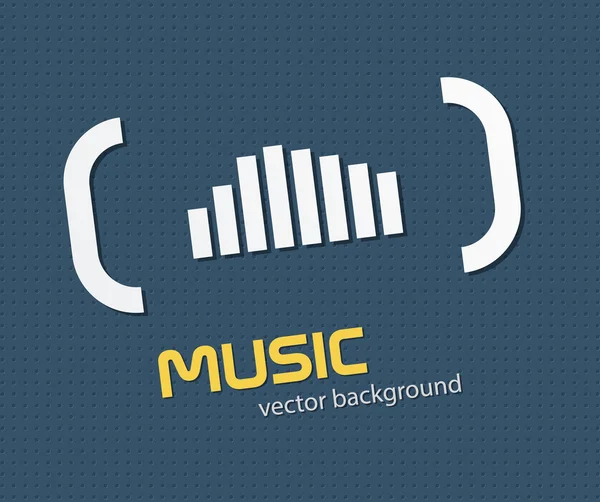 Fundo musical — Vetor de Stock