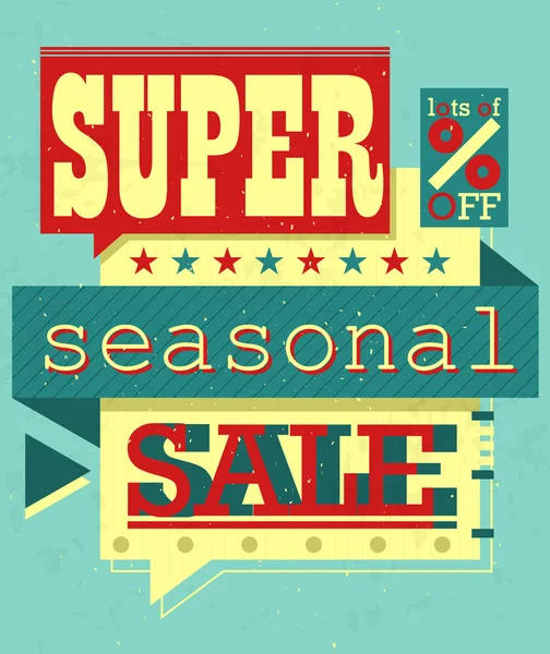 Super Sale — Stock Vector