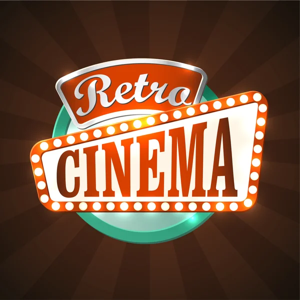 Retro cinema — Stock Vector