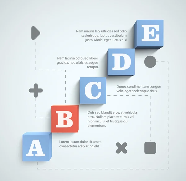 Infographic template — Stock Vector