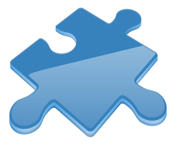 Jigsaw puzzle piece — Stock Vector